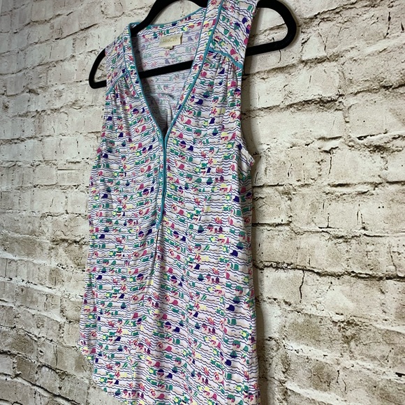 Mod Cloth fish and sail boat blouse - Picture 2 of 5